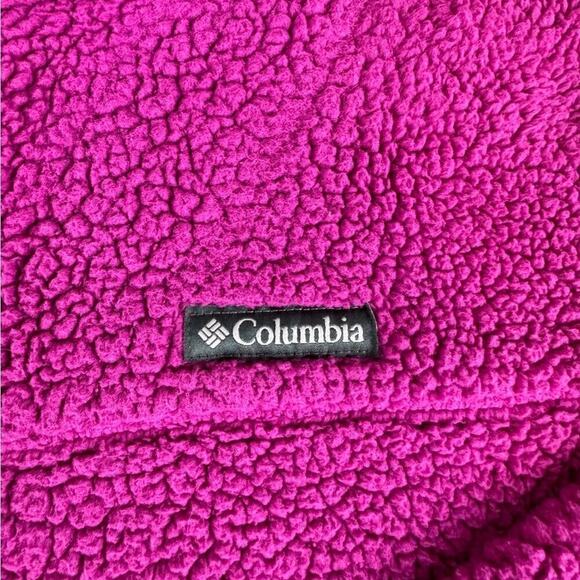 Columbia Pink Fleece Jacket Women's Size Extra Large - Picture 6 of 14